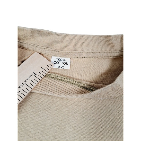Dubai Men's Graphic Tan T-Shirt Size XXL Made in U.A.E. - Picture 3 of 7